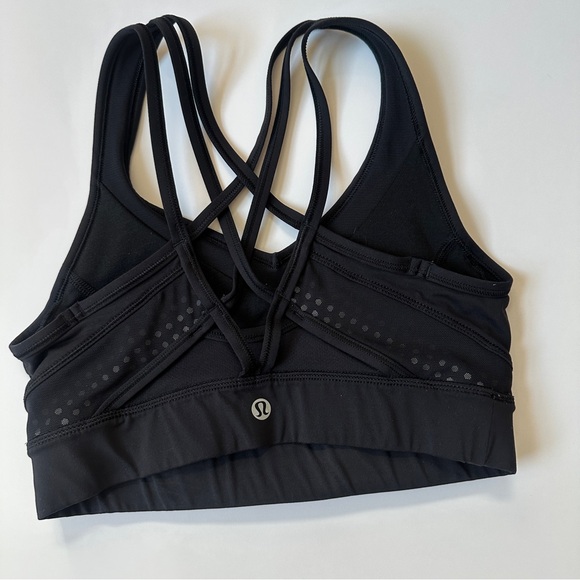 lululemon athletica Tops - Lululemon Athletica Black Strappy Sports Bra